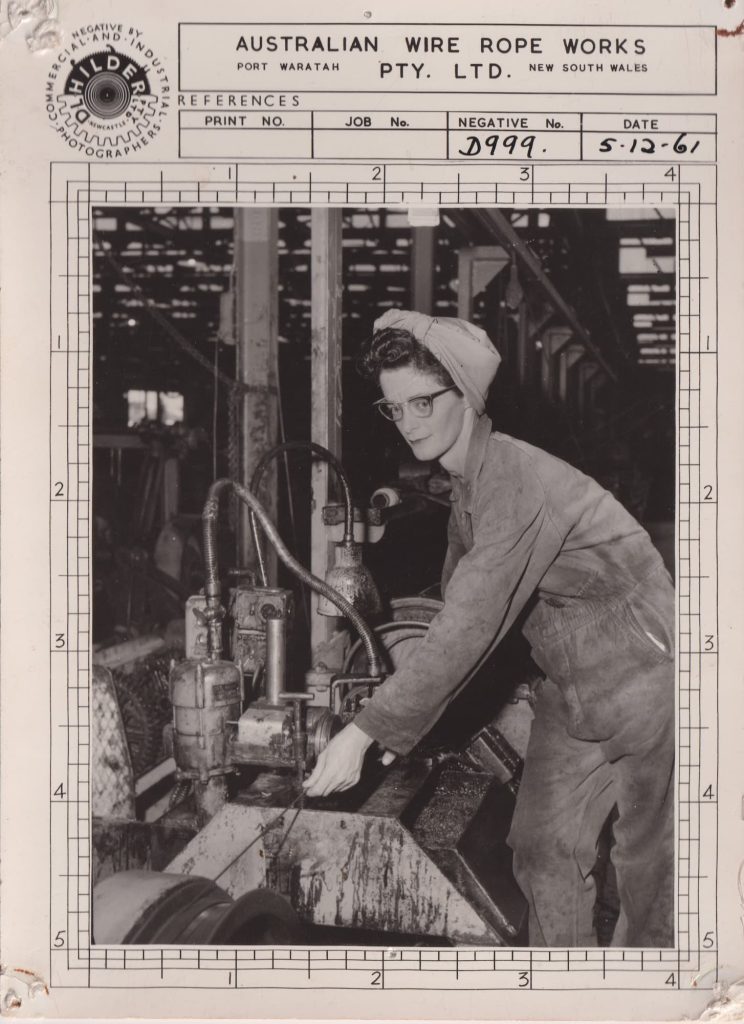 Lady working - 5 December 1961